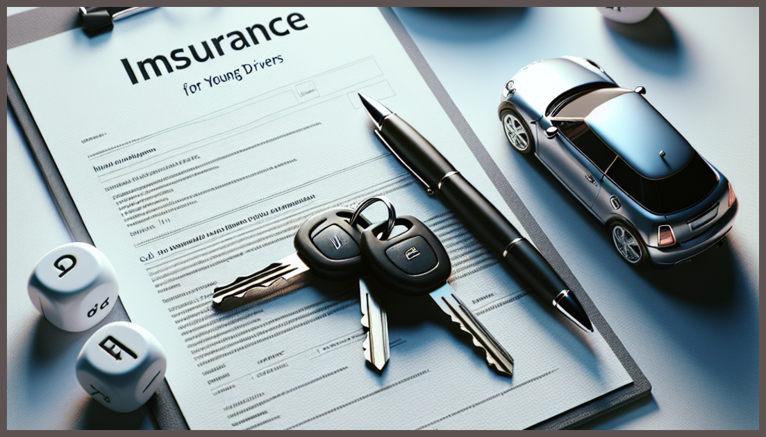 Car keys and insurance documents symbolizing young driver insurance.