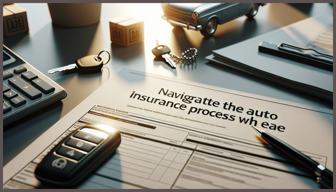 A minimalistic depiction of a claim form and insurance symbols.