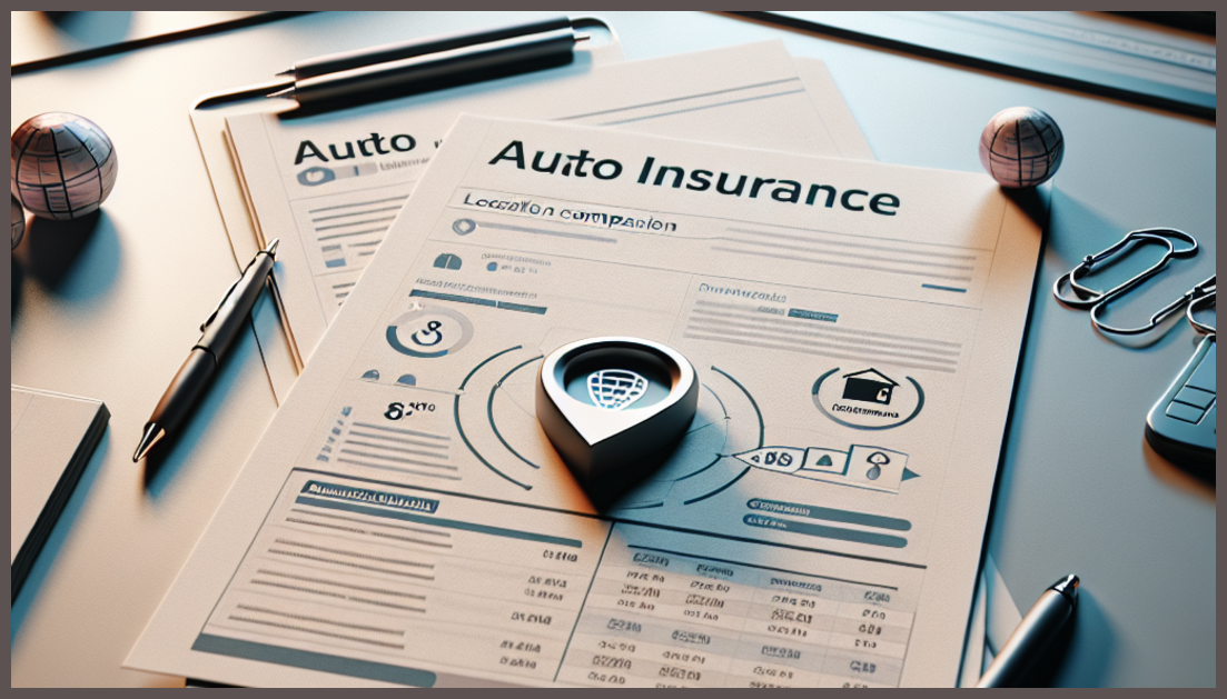 Chart comparing auto insurance plans for best rates.