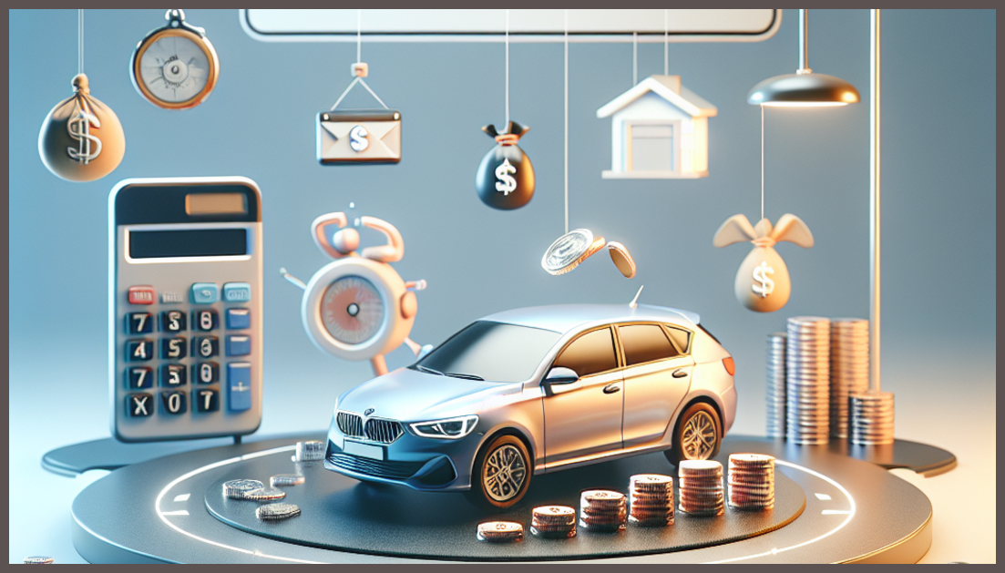 Car insurance symbols and flexible payment options for budget management.