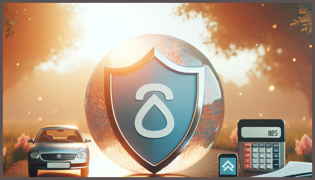 A minimalist representation of car insurance savings comparison