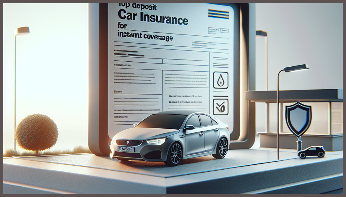 A secure car with insurance symbols reflecting trust.