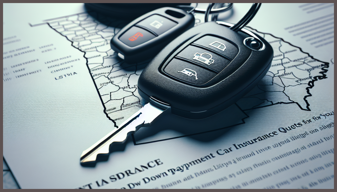 Car keys and a policy document symbolizing affordable insurance for young drivers.